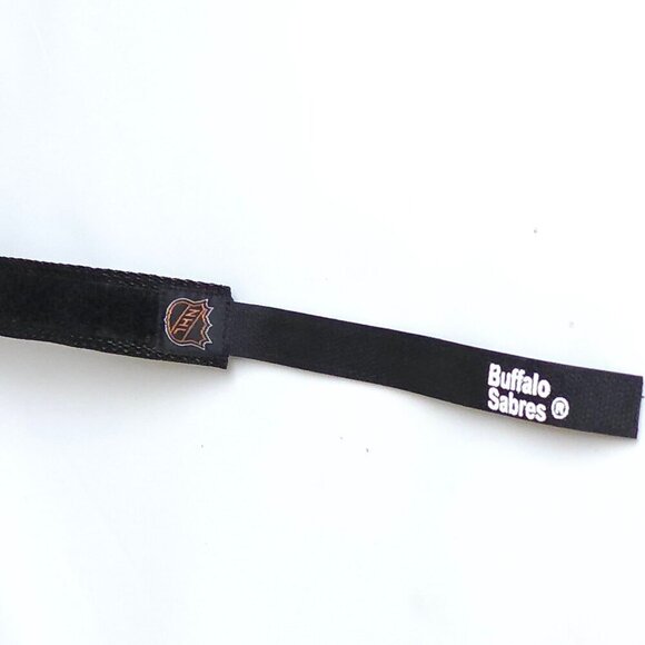 BUFFALO SABRES Fabric Wrist Band Cuff Bracelet Velcro Closure - Picture 4 of 4